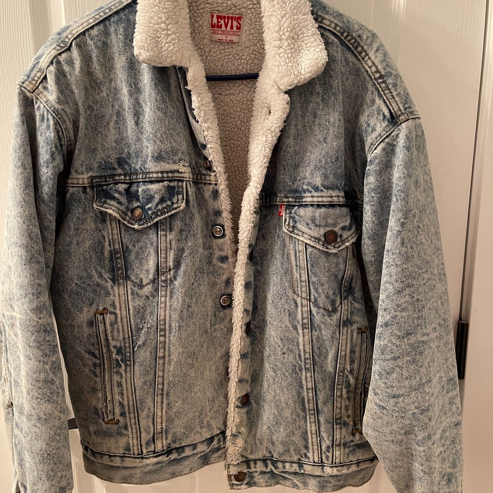 Vintage 80’s Levi’s Acid Wash Jean Jacket